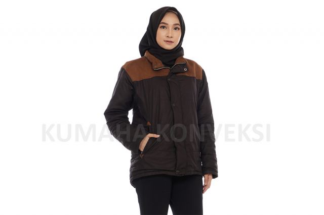 Jaket Semi Kulit Custom