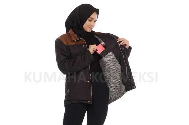 Jaket Semi Kulit Custom